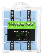 Signum Pro Overgrip Wet Pro blau 10er Clip-Beutel